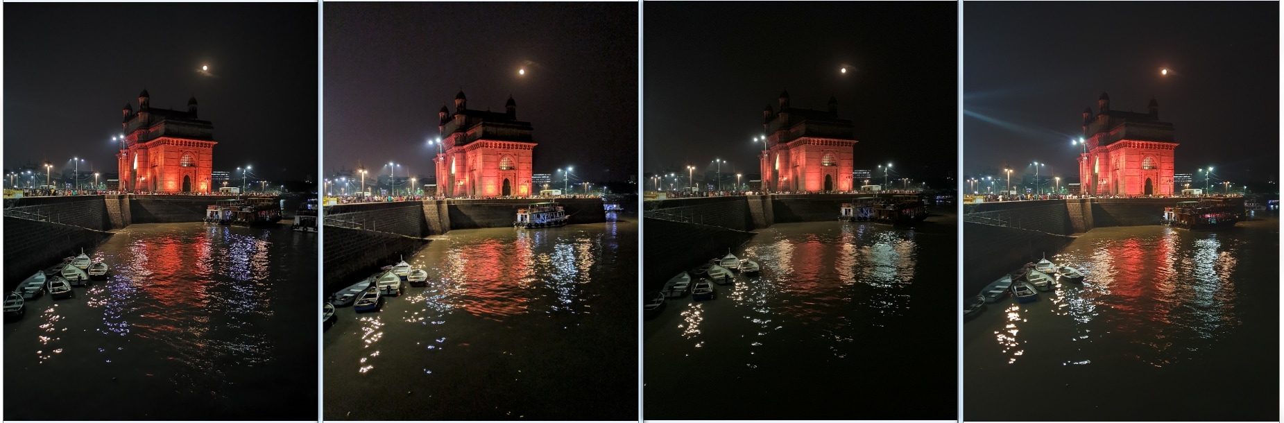 Low Light Landscape. L to R: Mate 20 Pro, Pixel 3XL, iPhone XS, Note 9